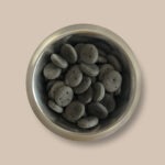 Charcoal cobs in bowl