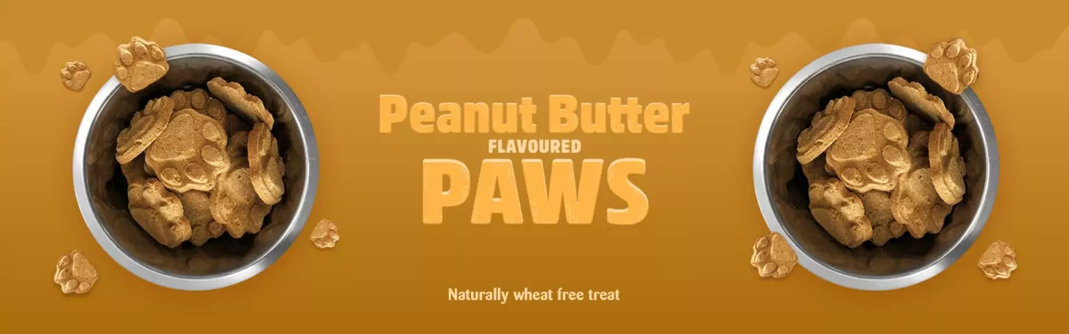 peanut butter paws dog treats