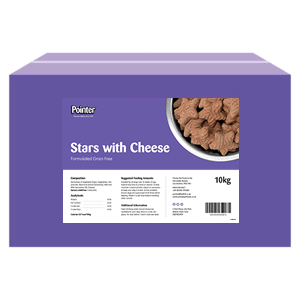 Grain Free stars with Cheese