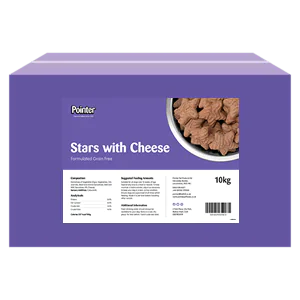 Grain Free stars with Cheese