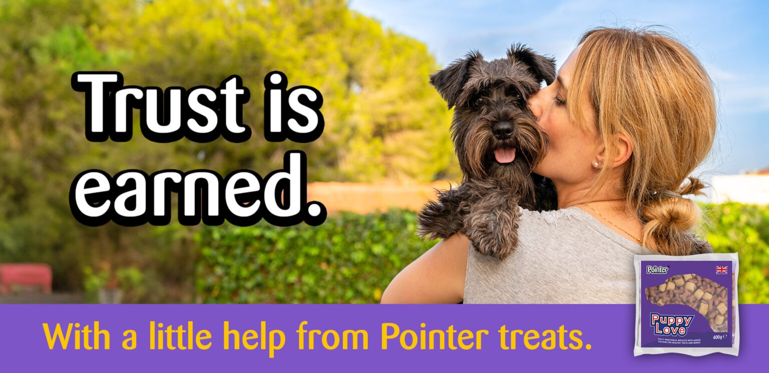 Trust is earned puppy love desktop