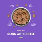 Grain free stars with cheese social media post